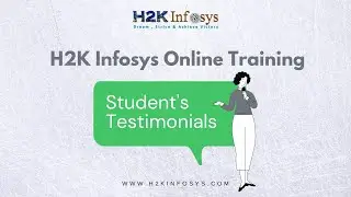 H2k Infosys Students Testimonials | H2kinfosys Online Training