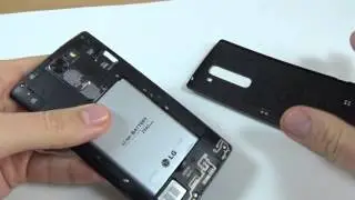Lg G4c H525n - How to put sim card and memory card