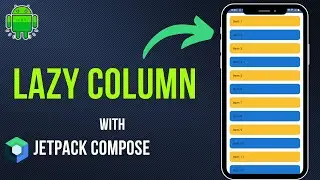 Create LAZY COLUMN with Jetpack Compose - Android Studio Tutorial