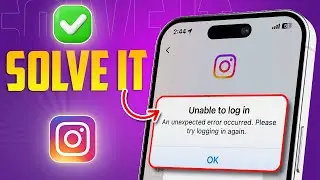 How to Fix Login Error in Instagram Using iPhone | Unable to Login to Instagram Account