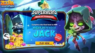 🐙Ночной Защитник Джек в Лабиринте!!! Коса из Ящиков и Сектантка Фей в игре Zooba!!!