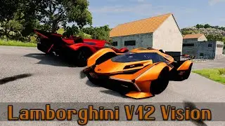 Мод Lamborghini V12 Vision для BeamNG.drive