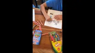 School is about to start! #BackToSchool #Crayola #draw #Color #create #school #shorts