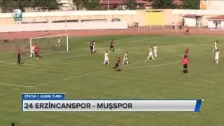 24 Erzincanspor 1 - 0 Muşspor | Ziraat Türkiye Kupası 1. Tur Maçı - Özet (06.09.2016)