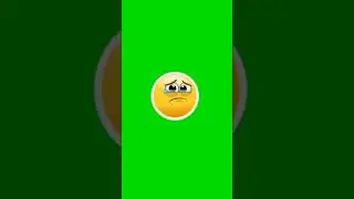 Sad emoji green screen 