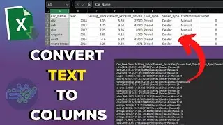 How to Convert Text to Columns in Excel | Open CSV files 👈