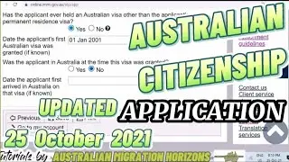 AUSTRALIAN CITIZENSHIP APPLICATION - How to apply an Australian Citizenship online (No audio)