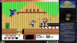 The Jetsons: Cogswell's Caper! прохождение 100%| Игра на (Dendy, Nes, Famicom, 8 bit)1992 Стрим RUS