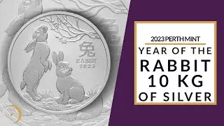 HUGE 10KG Silver Coin! - 2023 Lunar Year of the Rabbit coin