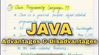 Java Programming Language - Class 12 Computer Subject Short Notes #dowithme #computer