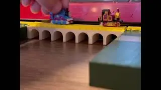 Bluebird Thomas and the magic railroad: the chase scene