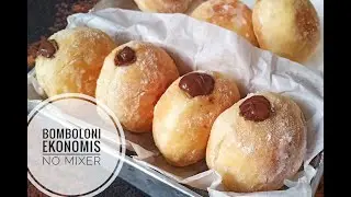RESEP  DONAT BOMBOLONI EKONOMIS TANPA MIXER | IDE BISNIS RUMAHAN