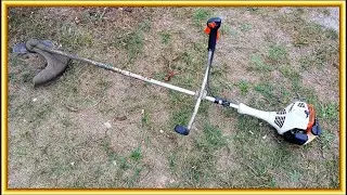 Бензокоса Stihl FS 55 против кустов - видео