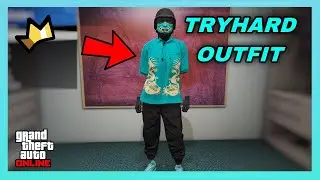 GTA 5 ONLINE - FEMALE BLACK JOGGERS INVISIBLE ARMS GLITCH TRYHARD OUTFIT TUTORIAL