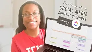 How to Create a Social Media Content Calendar in ClickUp | CLICKUP TUTORIAL 2021