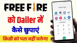 Free Fire Game ko kaise chupaye | free Fire dailpad me kaise chhupaye