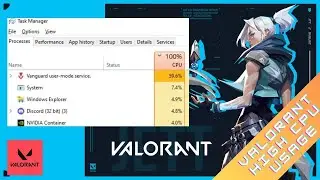 Fix vanguard user mode service high cpu usage | Valorant high cpu usage fix
