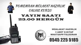 SÖZLÜ MÜLAKAT ONLİNE KURS #3