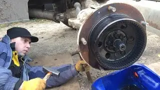 🚜Ремонт бортовой экскаватора-погрузчика JCB 3CX🔧🔨Замена сальников ступицы JCB 3CX🔩Repairs JCB3CX