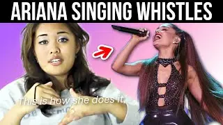 Ariana Grande Singing Whistle Notes!