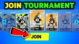 ✅️ How To Join Tournaments in Fortnite