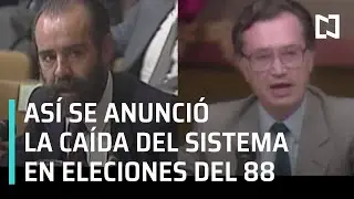 Caída del sistema, amasiato entre el PAN y Salinas: Bartlett | Caída del sistema del 88 - En Punto