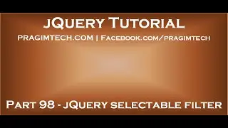 jQuery selectable filter