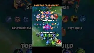 BANE SECRET BUILD✅#BANETUTORIAL #MLBBTutorial