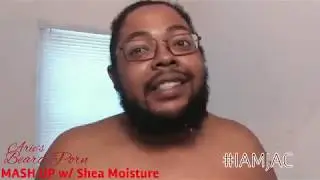 #Vlog Arie's Beard Porn: Mash Up Shea Moisture Curl Enhancing Smoothie x JBCO Leave In Conditioner