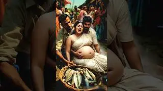 Pregnant Fish Seller Rescued from Crowded Fish Bazaar! 