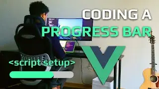 Coding a progress bar using vue.js, progressbar.js, pinia, and electron