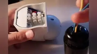 Подключение лампочки через датчик движения