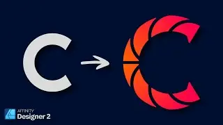 C Monogram Logo – Affinity Designer 2 Shape Builder Tutorial