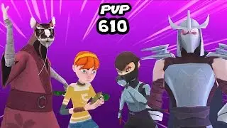 TMNT Legends PVP 610 (Splinter, Karai, Shredder, April O'Neil)