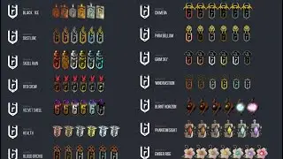 Rainbow Six Siege - Every Owned Ranked Charms From Operation Black Ice to Operation Heavy Mettle