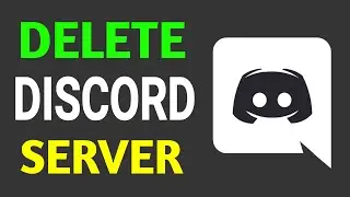 How To DELETE A Discord SERVER 2021!