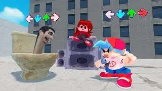FNF Skibidi Toilet 360° Animation 4K