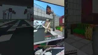 Minecraft Iron Golem chase 