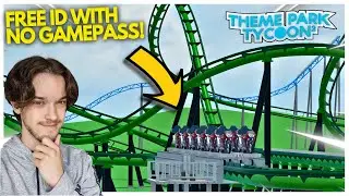 *NO GAMEPASS* Motorcycle Coaster *WITH ID* - Theme Park Tycoon 2 Roblox