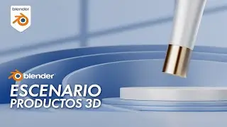 Blender - Diseño de Escenario para Productos 3D - Mockup - Tutorial