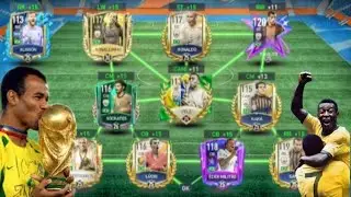 I Made Full Brazil Squad with Free Cards | FIFA MOBILE