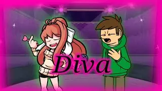 🎶Diva but sing Monika and Edd Friday night Funkin🎶