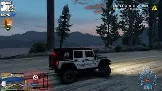 GTA V - LSPDFR 0.4.9🚔 - SAPR/NPS - Park Ranger - Reckless Driver | SOS Call - Missing Person - 4K