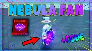 [NEW CODE] Showcasing NEW NEBULA FAN + HOW TO GET IN BLADE BALL! (Roblox)