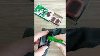 Как заклеить колесо на велосипеде...   #Shorts