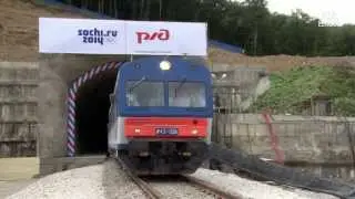 Видеопрезентация «Строительство совмещенной дороги в Сочи, октябрь 2013 г.