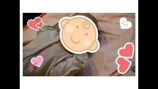 The BABY is smiling and talking
