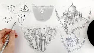 NEW Three-Point Perspective Course and GIVEAWAY! 🎁