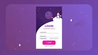 Animated Login Form Using Only HTML & CSS