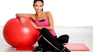 Быстрая коррекция ягодиц Фитнес упражнения с мячом Fitness Motivation